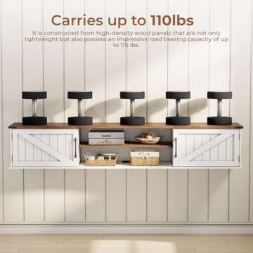 63" Floating TV Stand for TVs up to 80 Inch