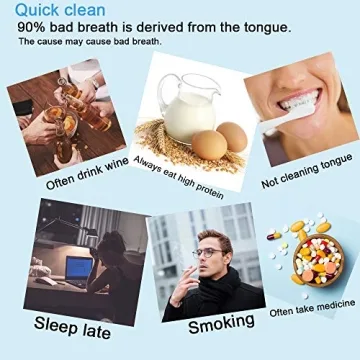 Stainless Steel Tongue Scraper Set for Fresh Breath & Dental Care