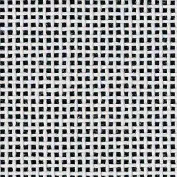 Zweigart Orange Line Blank Mono 18-Mesh White Needlepoint Canvas for Crafting