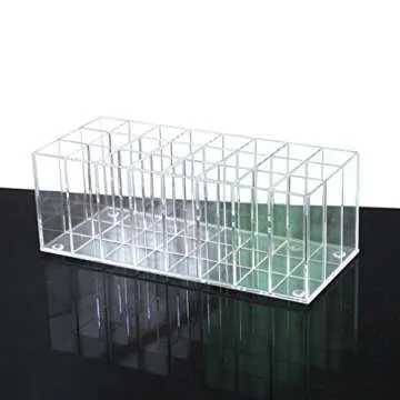 MORDOA Lip Gloss Holder Organizer Acrylic Makeup Storage