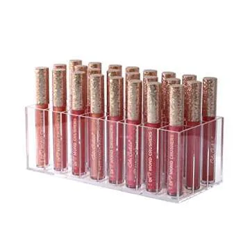 MORDOA Lip Gloss Holder Organizer Acrylic Makeup Storage