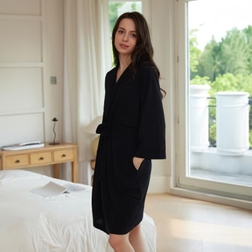 DaysU Waffle Knit Bathrobe - Lightweight & Stylish for All