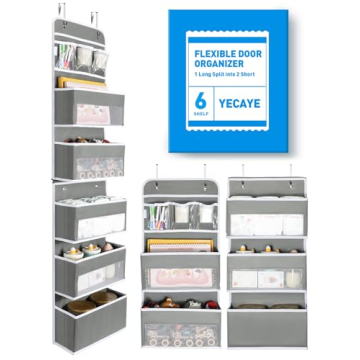 Yecaye 6-Tier Over the Door Storage Organizer for any space