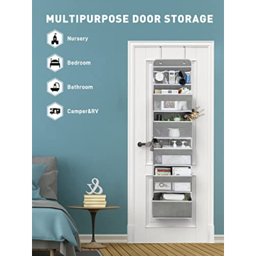 Yecaye 6-Tier Over the Door Storage Organizer for any space