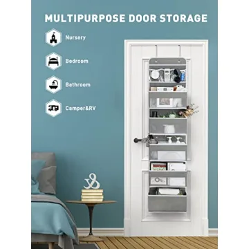 Yecaye 6-Tier Over the Door Storage Organizer for any space