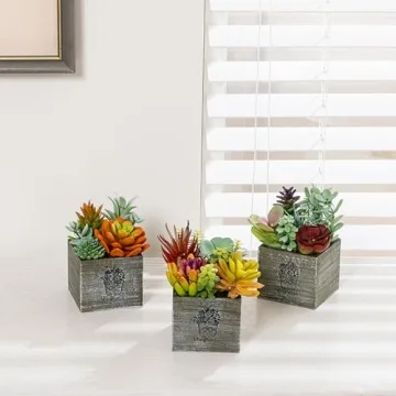 Artificial Plants with LED Lights for Home Decor