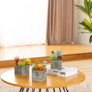 Artificial Plants with LED Lights for Home Decor