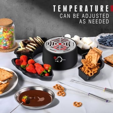 ChocoMore 2-in-1 Electric S'mores Maker & Fondue Pot
