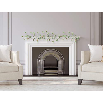 CraftMore Smokey Pine Garland 6 Feet for Holiday Decor