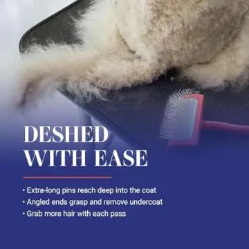 Chris Christensen Big G Dog Slicker Brush, Groom Like a Professional, Fluff Detangle Style, Saves Time Energy, Made in Germany, Coral, Medium