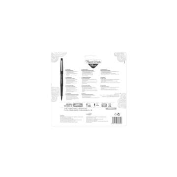 Vibrant Paper Mate Flair Felt Tip Pens - 12 Colors Set