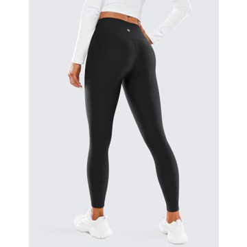 CRZ YOGA Womens Fleece Lined Leggings Soft Thermal Pants