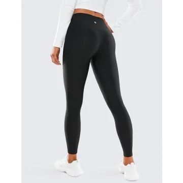 CRZ YOGA Womens Fleece Lined Leggings Soft Thermal Pants