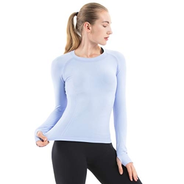 MathCat Seamless Workout Shirts for Women - Stylish & Comfy