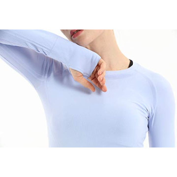 MathCat Seamless Workout Shirts for Women - Stylish & Comfy