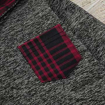 18 Months Boy Clothes Toddler Boy Outfits Winter Long Sleeve Sweatshirt Cutes Hoodie Plaid Baby Christmas Outfit Baby Boy Clothes 18-24 Months