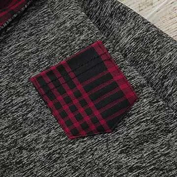 18 Months Boy Clothes Toddler Boy Outfits Winter Long Sleeve Sweatshirt Cutes Hoodie Plaid Baby Christmas Outfit Baby Boy Clothes 18-24 Months