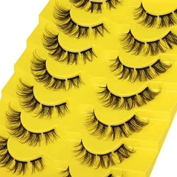 Natural Cluster Lashes Extensions 6-14MM Mixed Lengths Individual Lashes Wispy Fluffy 3D Curly DIY Eyelashes by Mavphnee