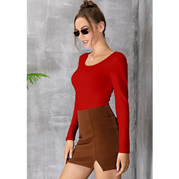 Comfortable MANGDIUP Women's Bodysuit for Everyday Wear