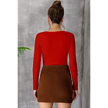 Comfortable MANGDIUP Women's Bodysuit for Everyday Wear