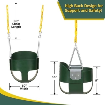Eastern Jungle Gym Toddler Swing for Ages 1-4 Easy Install