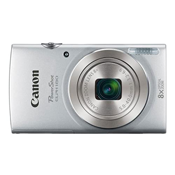 Canon PowerShot ELPH 180 Compact Camera with 8x Optical Zoom and Smart Auto