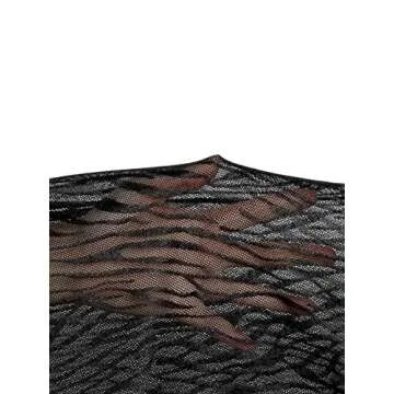 Stylish High Waist Sheer Mesh Trousers for Women