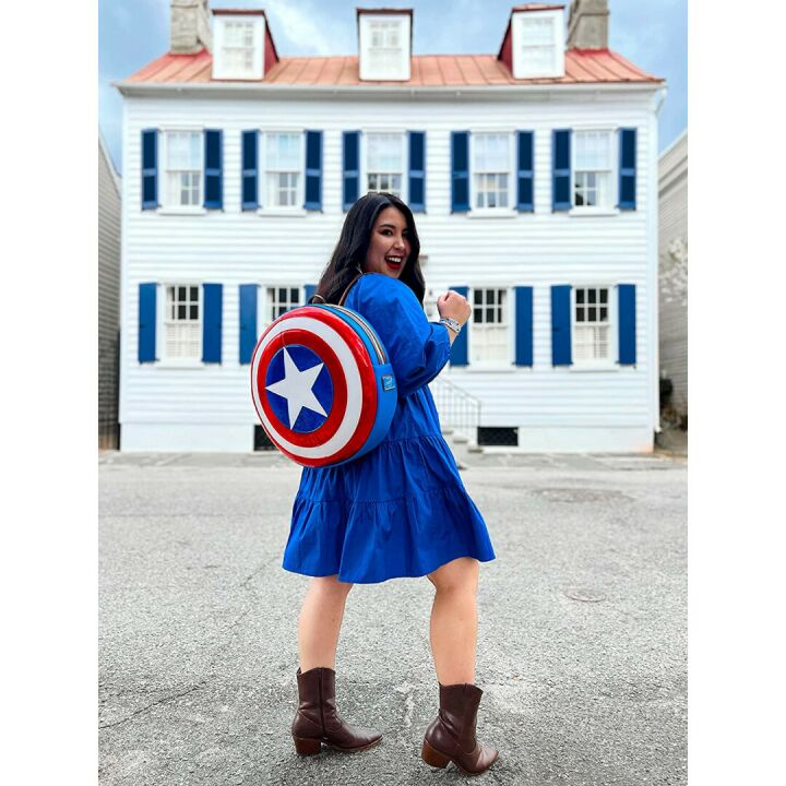 Loungefly Captain America Shield Backpack