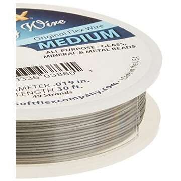 Soft Flex Toys Beading Wire - Durable & Flexible Spool