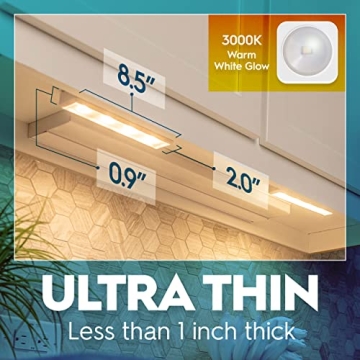 Brilliant Evolution Wireless LED Under Counter Lights - 4-Pack