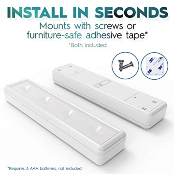 Brilliant Evolution Wireless LED Under Counter Lights - 4-Pack