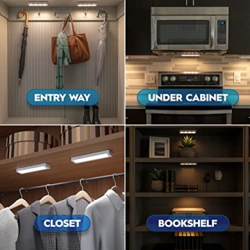 Brilliant Evolution Wireless LED Under Counter Lights - 4-Pack