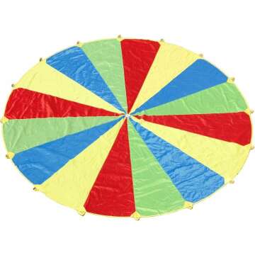 Kids Play Parachute 10ft to 24ft with Handles