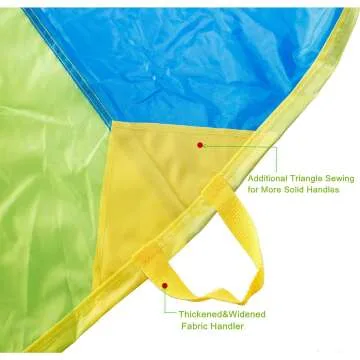 Kids Play Parachute 10ft to 24ft with Handles