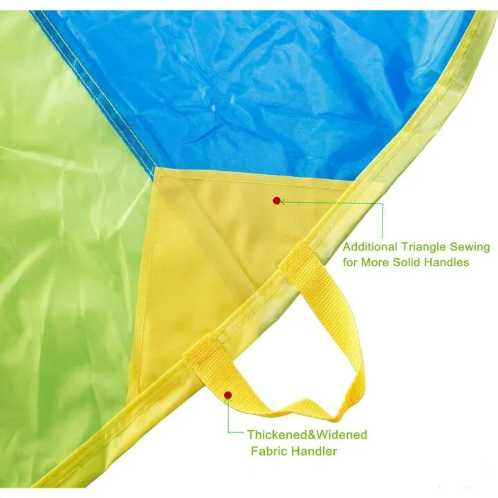 Kids Play Parachute 10ft to 24ft with Handles
