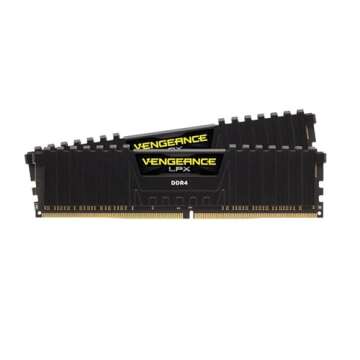 Corsair VENGEANCE LPX 32GB (2 x 16GB) DDR4 DRAM 3600MHz C18 AMD Ryzen Memory Kit - Black
