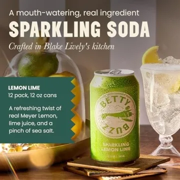 Betty Buzz Sparkling Lemon Lime by Blake Lively - Premium Soda
