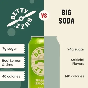 Betty Buzz Sparkling Lemon Lime by Blake Lively - Premium Soda