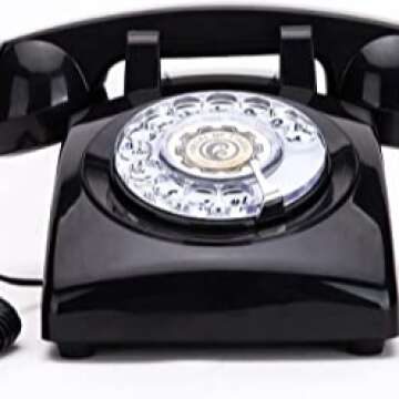 Vintage Rotary Dial Telephone - Classic 1960s Retro Landline Phone