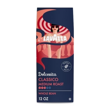 Lavazza Dolcevita Classico Whole Bean Coffee 12oz - Rich & Smooth Blend for Gourmet Lovers
