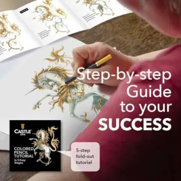 Castle Art Supplies 72 Colored Pencils for Artists