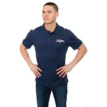 FOCO Denver Broncos NFL Mens Casual Color Polo - XL