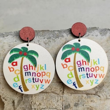 Unique Teacher Earrings Celebrate Education and Style