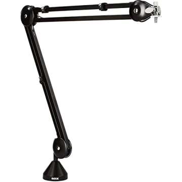 Rode PSA1 Professional Studio Boom Arm with ZAYKiR Microphone Stand Extension