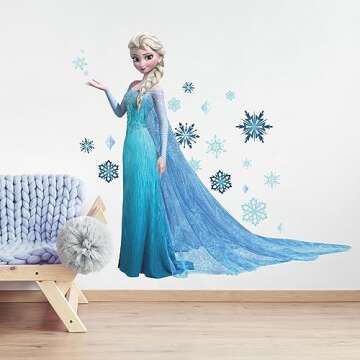 RoomMates Disney Frozen Elsa Giant Peel and Stick Wall Decals – Transform Your Space!