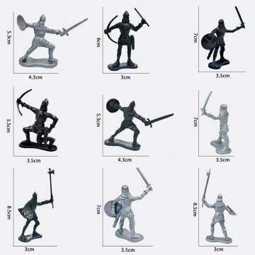 Medieval Castle Knight Toy Soldier Building Kit Set