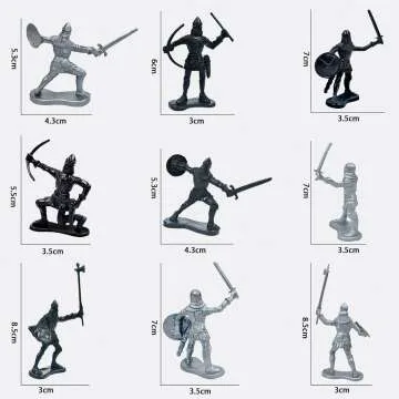 Medieval Castle Knight Toy Soldier Building Kit Set