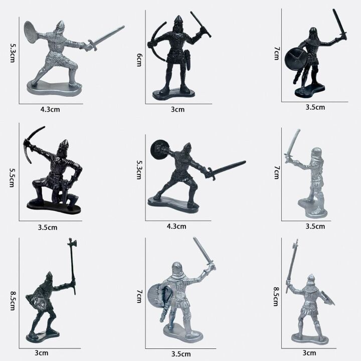 Medieval Castle Knight Toy Soldier Building Kit Set