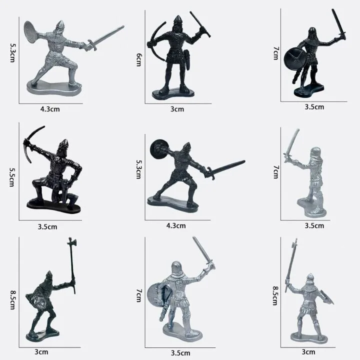 Medieval Castle Knight Toy Soldier Building Kit Set