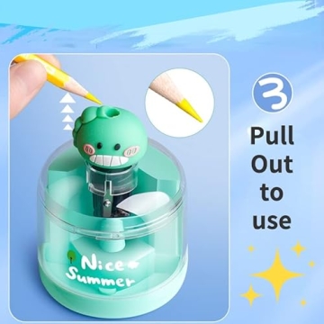 Cute Electric Pencil Sharpener for All Ages